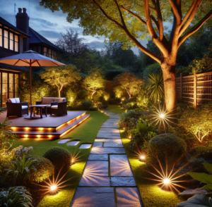 Garden lighting installations in Stevenage